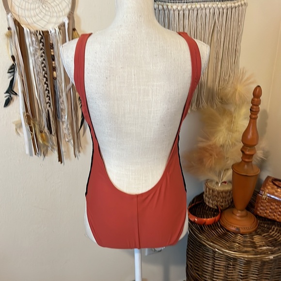 Rust Adidas One Piece Swimsuit/ Size Medium - Picture 6 of 8